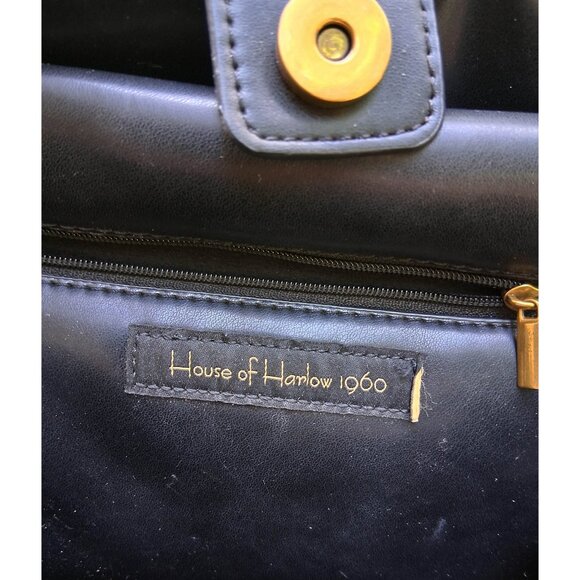 House of Harlow Black Faux suede Hand held or shoulder bag - Picture 5 of 7